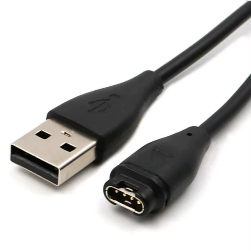 Câble de chargement USB 100 cm (1 M) pour montres Garmin – Compatible avec Fenix 5/5S/5X/6/6S/6X/7/7S/7X/8