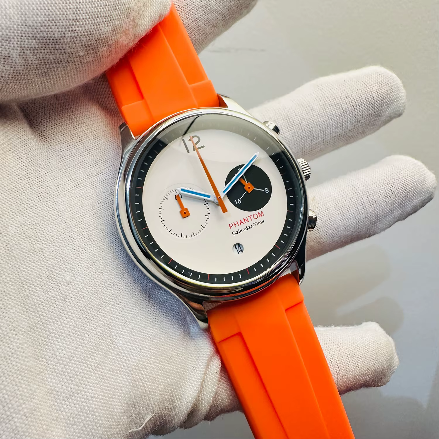 Montre pour homme PHANTOM Sport Chrono - Acier inoxydable résistant aux rayures