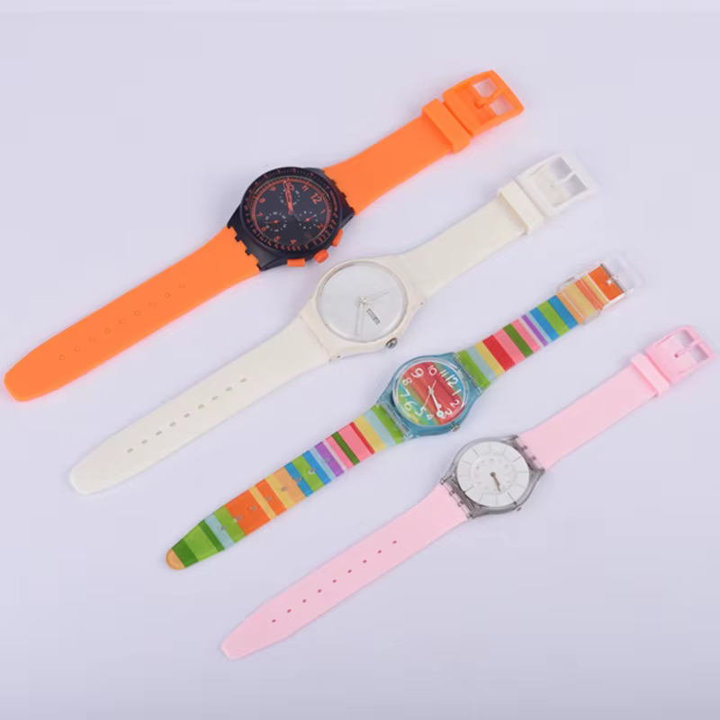 Bracelet de montre en Silicone coloré