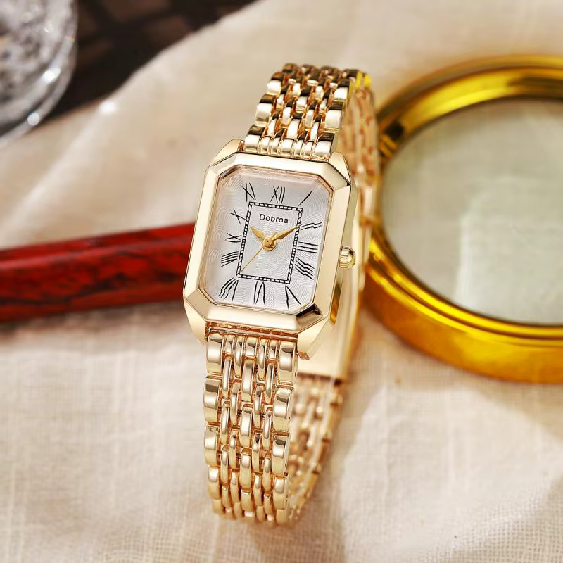 Montre à Quartz carrée classique pour femmes
