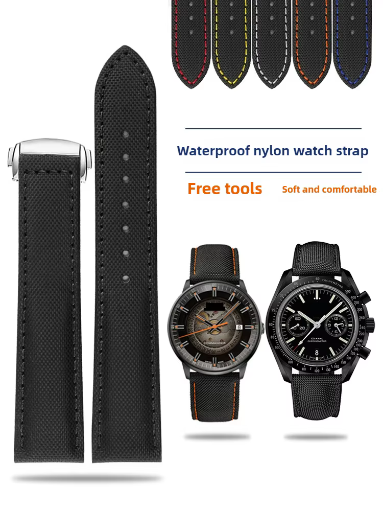 Bracelet de montre en toile et Nylon pour hommes