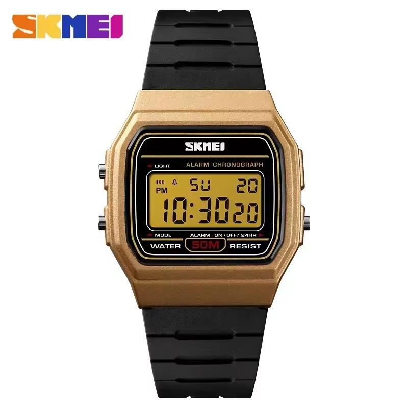 SKMEI 1412 mode femmes montre numérique affichage étanche Date semaine femme montre-bracelet sport Couple montres Relogio Feminino