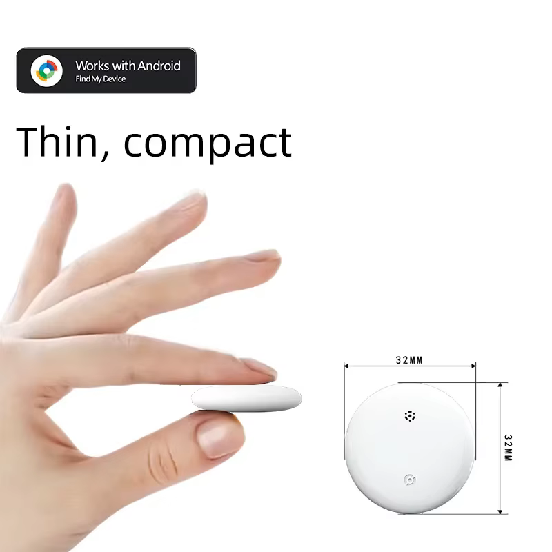 Air Tags - Balise intelligente Android, traceur Bluetooth avec étui de protection magnétique, compatible avec l'application Google Find My Device pour vélo