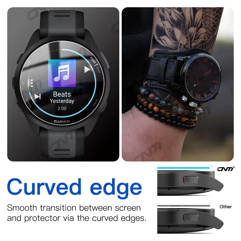 Protecteur d'écran HD clair pour montre intelligente Garmin Forerunner 165