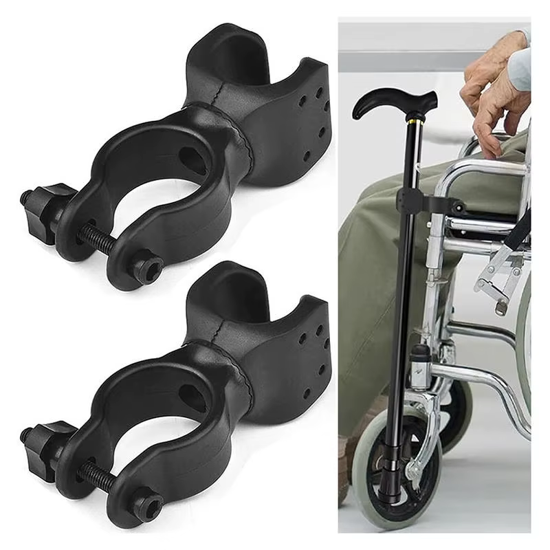 Support de béquille réglable en caoutchouc pour fauteuil roulant électrique, accessoires de voiture pour personnes âgées, soins personnels