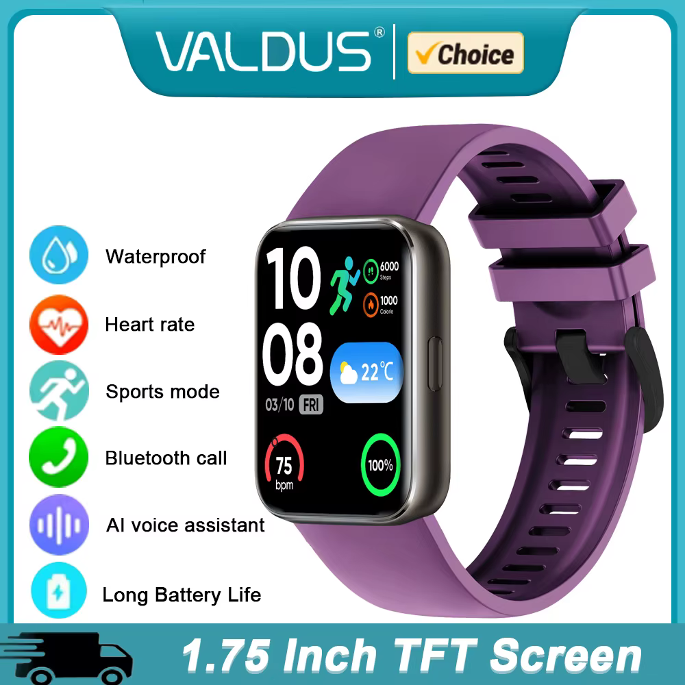 VALDUS VS13 Pro Smartwatch femme homme Fitness cyclisme suivi de la fréquence cardiaque étanche Assistant vocal BT appel 2026 nouvelle montre intelligente