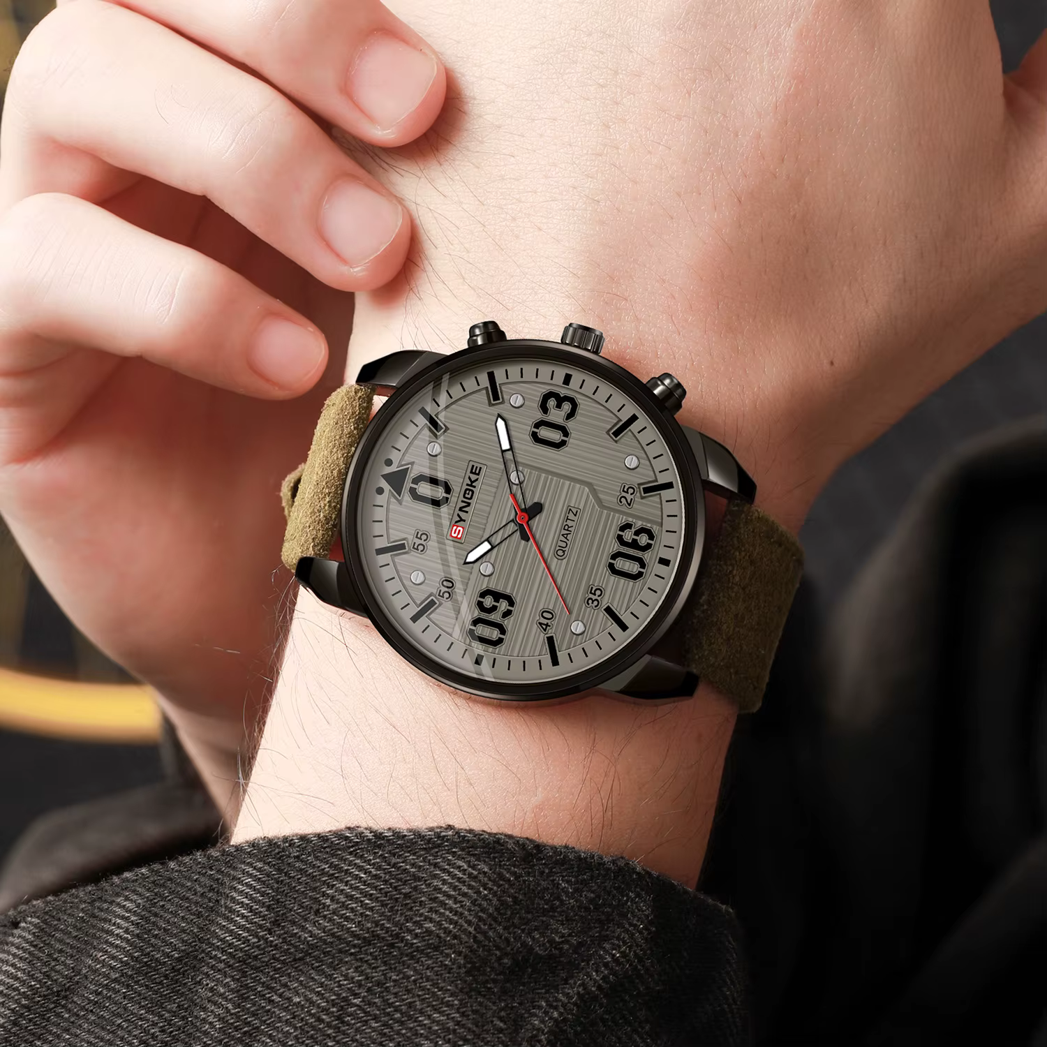 Montre à la mode pour hommes