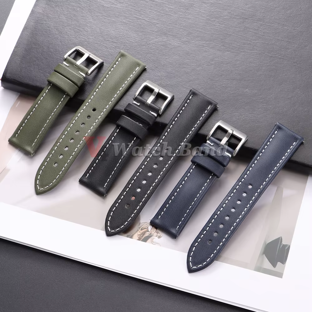 Bracelet de montre en toile de voile premium pour montres Blancpain