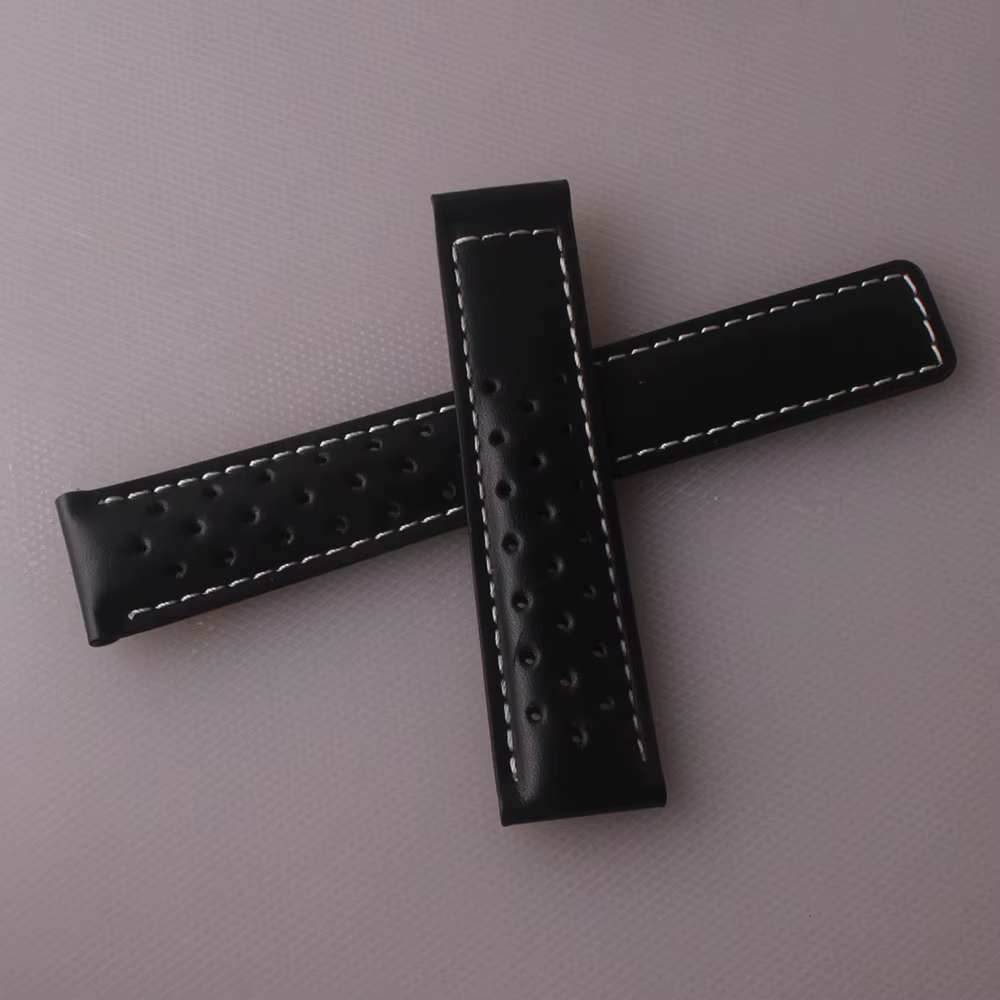 Bracelet de montre en cuir véritable