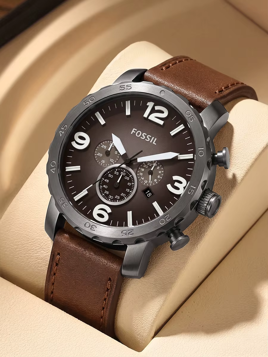 Montre chronographe surdimensionnée Fossil pour homme