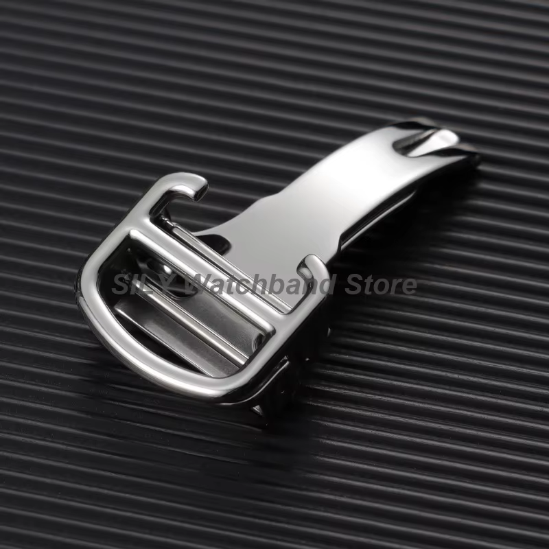 Boucle de montre déployante Cartier Ballon Bleu 12mm 14mm 16mm 18mm en acier inoxydable