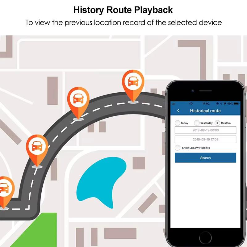 Traqueur de voiture 4G GPS Tracker voiture 10000mAh localisateur GPS aimant de voiture 4G GPS Tracker voiture véhicule 4G GPS Tracker application Web gratuite PK TK905