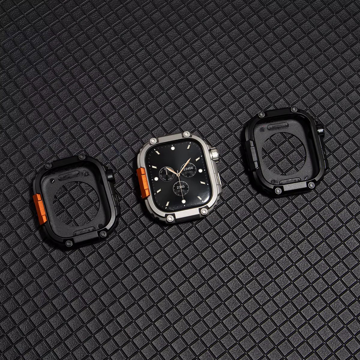Boîtier en alliage métallique pour Apple Watch 11 10 46mm