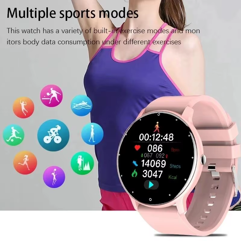 LIGE étanche femmes montre bracelet intelligent prévisions météorologiques en temps réel hommes montres sport dames