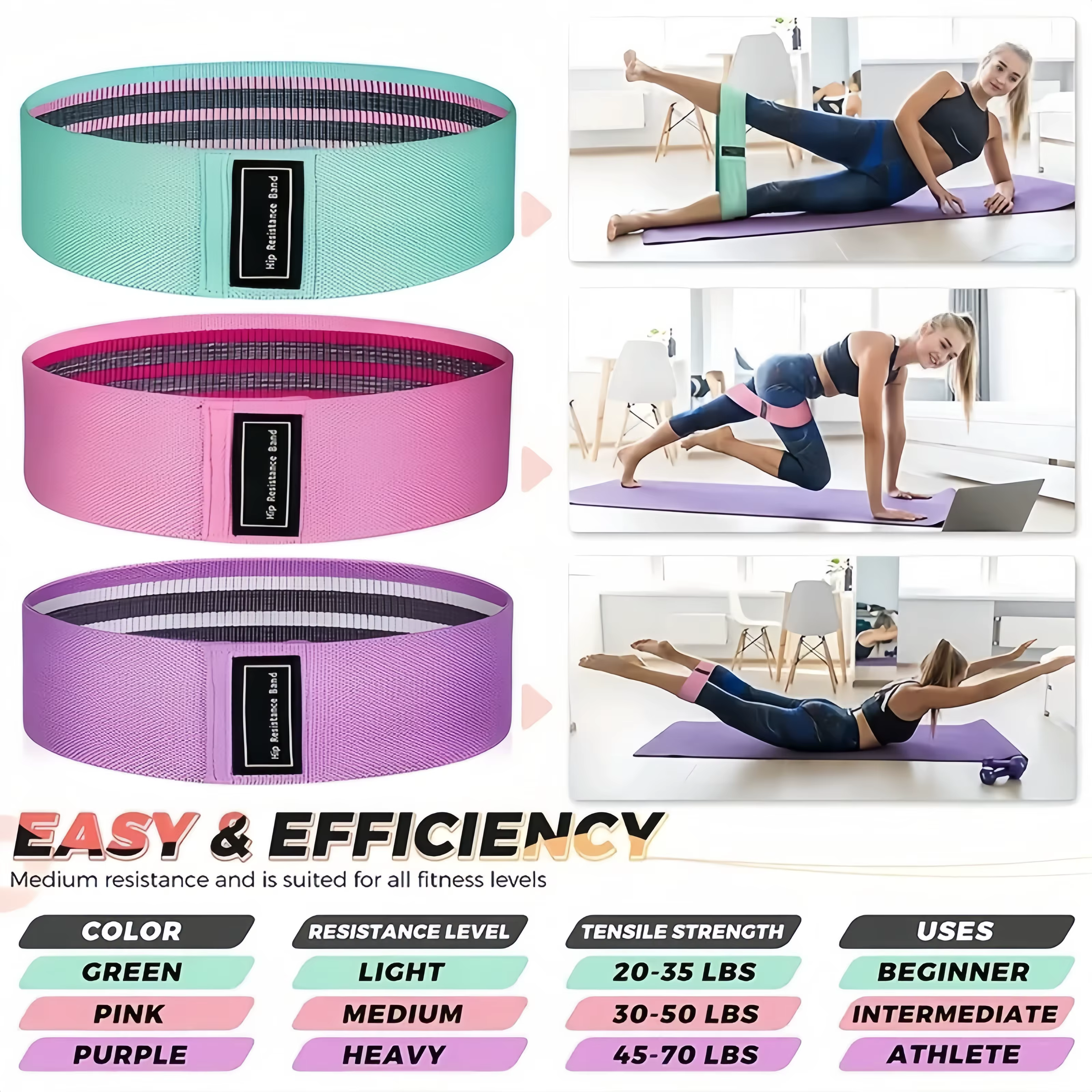 Kit de yoga à boucles Pilates 10 pièces, ceinture extensible pour balle de yoga, équipement de fitness pour l'étirement, la mise en forme et l'entraînement central