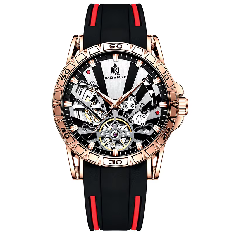 Tourbillon mécanique montre pour hommes de luxe Design de mode décontracté automatique sport étanche homme montre-bracelet Relogio Feminino