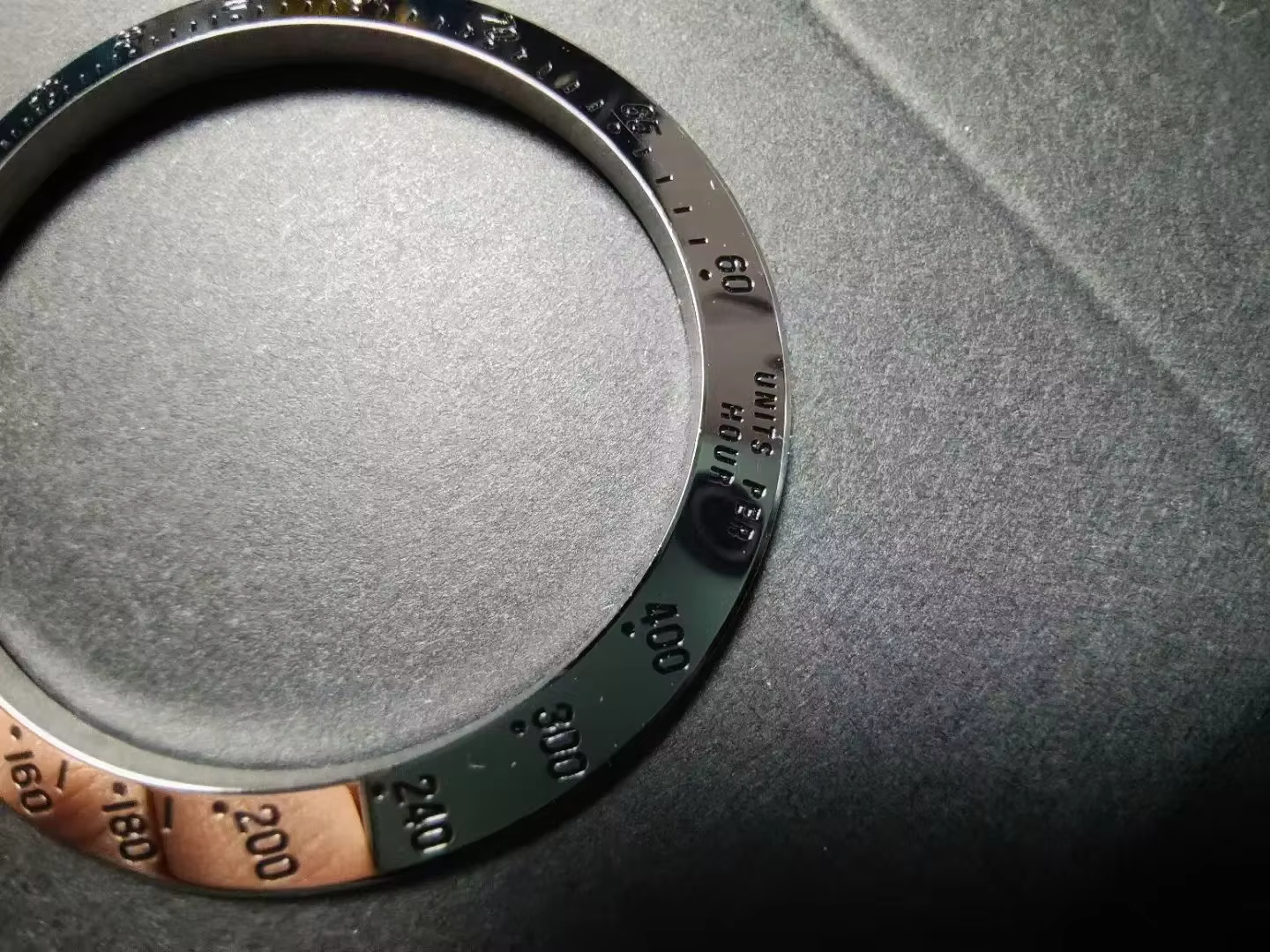 VSV Factory REMADE 116520 Lunette de montre en acier inoxydable