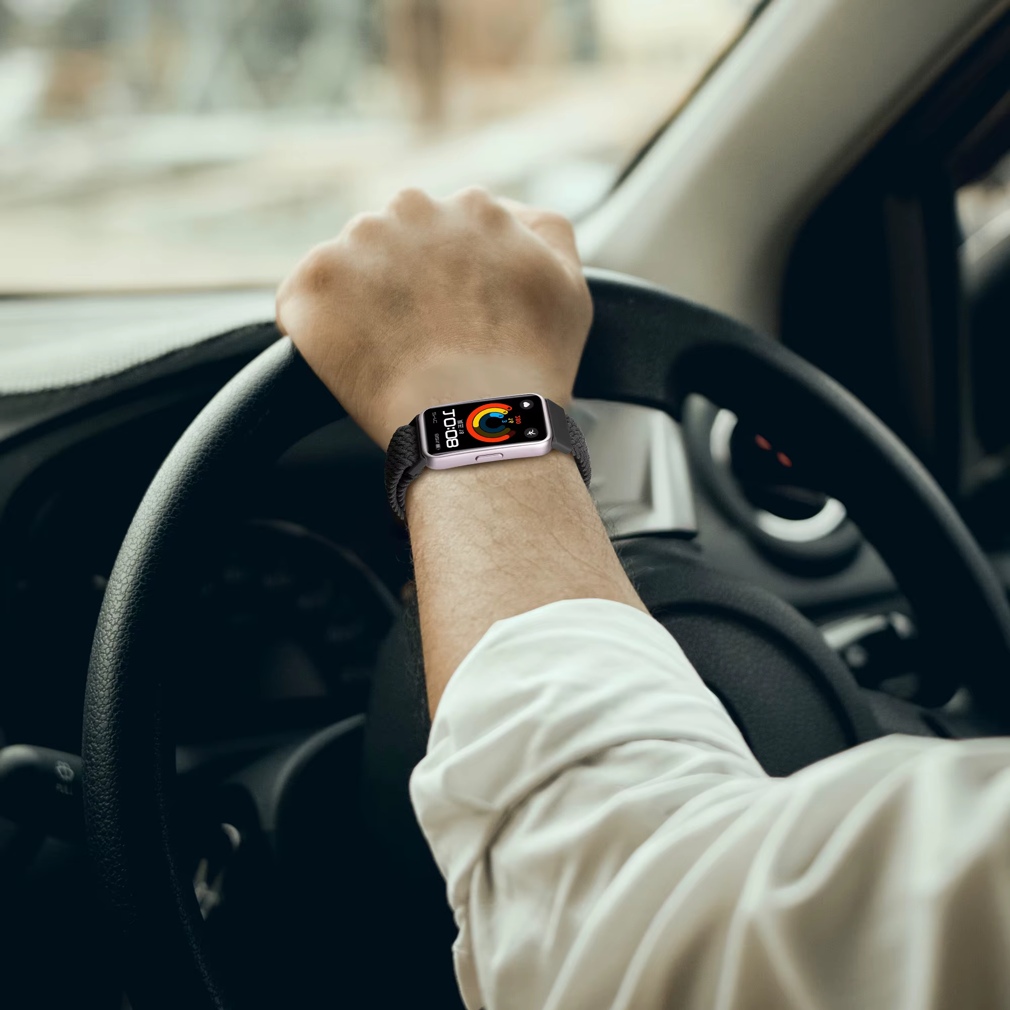 Boucle tressée magnétique pour Huawei Band 10 9 8