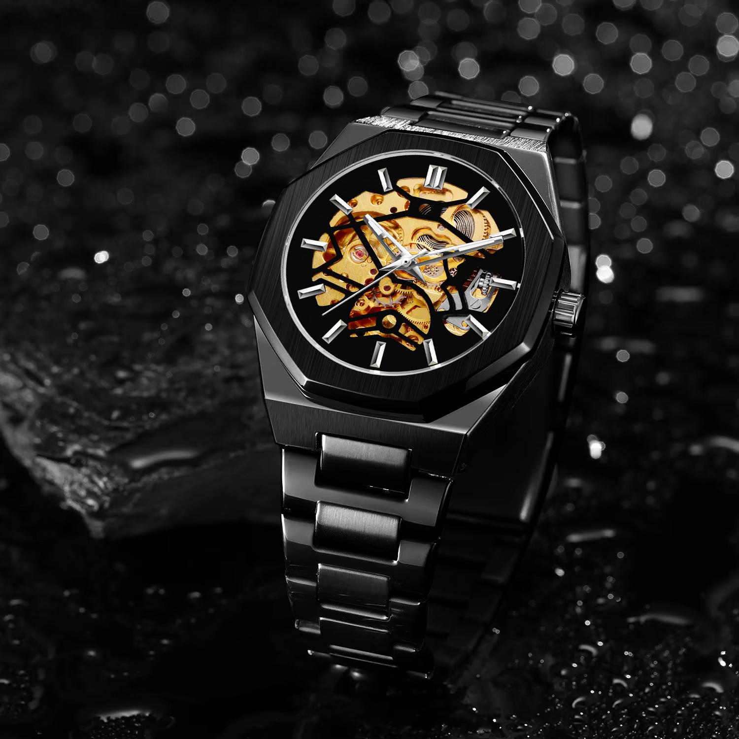 WINNER – montre squelette classique pour hommes