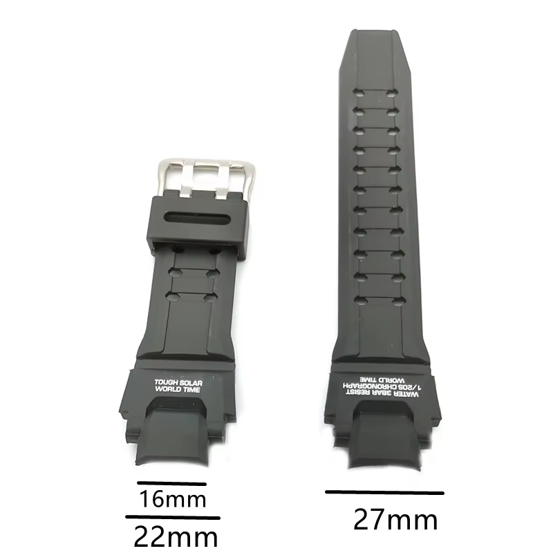 Bracelet de montre électronique sport en plastique avec boucle ardillon en acier inoxydable pour CASIO G Shock GA-1000/1100 G-1400 GW-4000