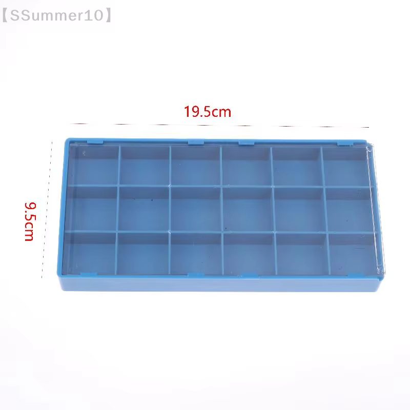 【SSummer10】 Boîte de rangement pour pièces de montre à 8/18/24 compartiments avec couvercle