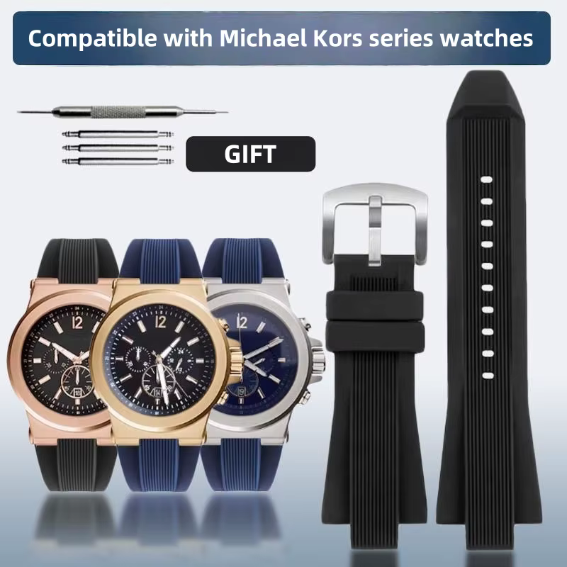 Bracelet de montre en caoutchouc de silicone