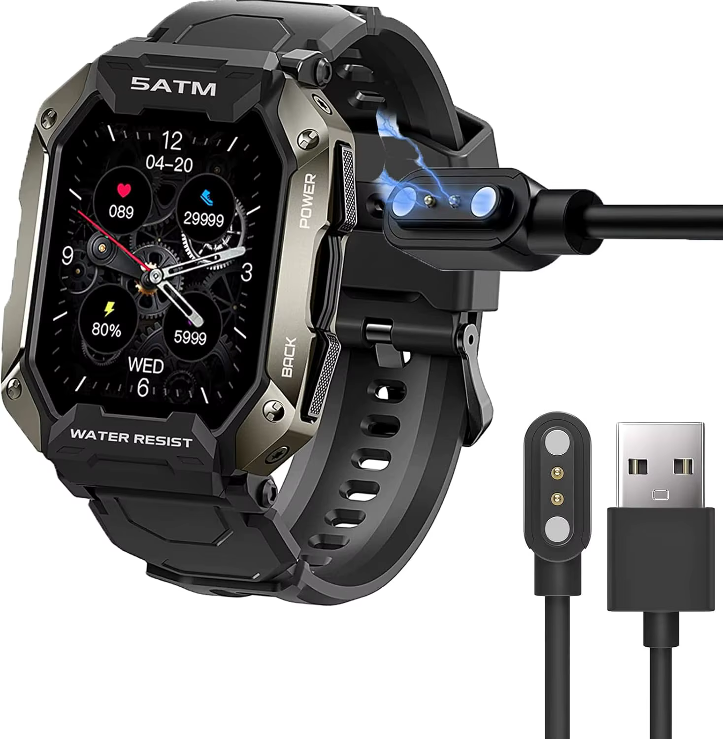 Câble de chargeur USB pour montre intelligente Mibro GS Pro Active Mibro A2 A3 T1 T2 C2 C3 C4 Mibro Lite 2 3 Pro