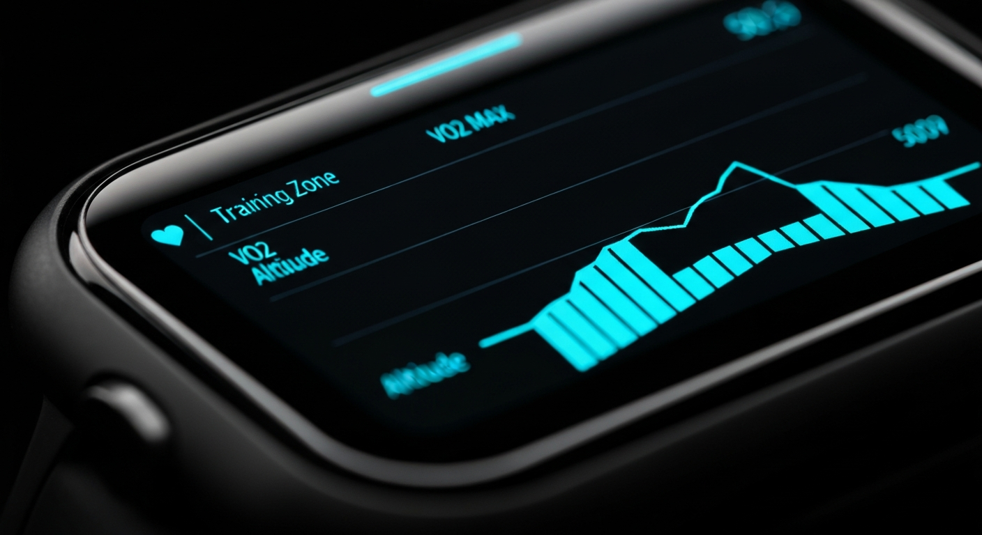 Pulse Active — écran AMOLED affichant les zones de fréquence cardiaque et la cartographie GPS en temps réel
